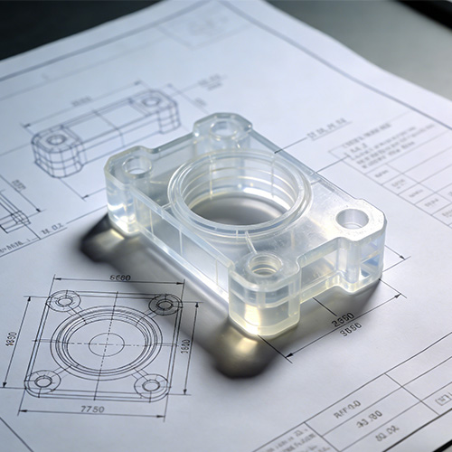 พลาสติก Cnc Machining ชิ้นส่วนที่กำหนดเอง