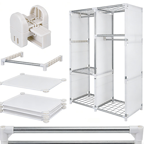 การปั้นชิ้นส่วนตู้เสื้อผ้าแบบพับได้พลาสติก