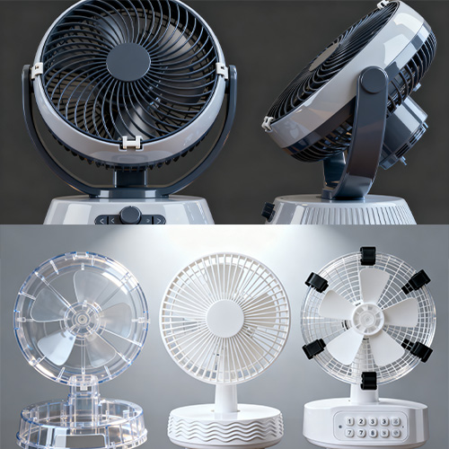 การฉีดขึ้นรูปพัดลมโต๊ะฉีดพลาสติก